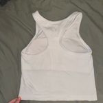 Lululemon  White Ebb to Street Cropped Racerback Tank Top Photo 3