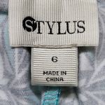 Stylus blue geo glat front chino shorts size 6 Photo 3