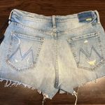 MOTHER Classic Blue Denim Shorts Tomcat high waist Size 32 Photo 1
