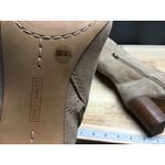 Vince Camuto Kreesell Riding Boots Women's 6M Taupe Suede Zipper Almond Toe Photo 8