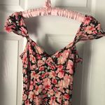 Rewind floral print high low front split maxi dress, size xs Photo 5
