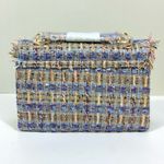 Kurt Geiger London Brixton Tweed Lock Bag Lilac NEW Shoulder Bag Photo 1