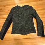 Drew ‎ Black Tweed Moto Jacket Medium | Quilted Zip Front Blazer Style Workwear Photo 3