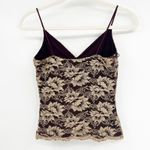 EXPRESS  Womens Y2K Romantic Coquette Feminine Lace Overlay Cami Tank Top Size XS Photo 4