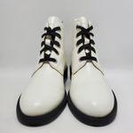 Abound White  Combat Side Zip Lace Up Boot Size 8.5 Photo 5
