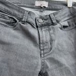 Halogen mid rise skinny light gray skinny jeans Photo 4