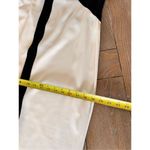 Mikael Aghal Elegant Black & White Satin Dress Crochet Embellished Top Size 8 Photo 13