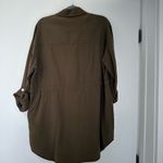 ZARA  Flowing Overshirt Dress / Jacket - Khaki - Size S Photo 4