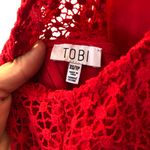 Tobi  dress red flirty cute nwt xs Valentines Day hoco homecoming Photo 7
