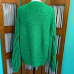 Bluivy Emerald Green cable Knit Sweater Size M Photo 7