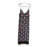 ZARA Womens  Trafaulo Floral Print Lace Detail Sleeveless Midi Slip Dress - Sz S Photo 1
