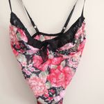 American Vintage Vintage E. Bole Floral Mesh Lace Teddy/Bodysuit Photo 1