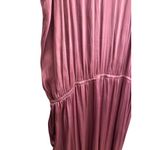 Chelsea and Violet Chelsea Violet Womens Pink Lace Trim V Neck Wide Leg Jumpsuit Romper Size S Photo 1