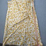 Terra & Sky Ruched Side Midi Dress Plus Size 3X 24W/26W Yellow Sleeveless New Photo 5