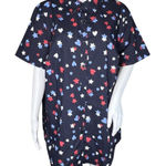 Woman Within Shirt Womens 18/20 Blue Red White Button Up America Casual Preppy Photo 0