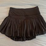 Gold Hinge  Black Skort Pleated Tennis Skort Photo 0