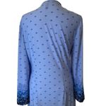 BCBGMAXAZRIA  Adele Blue Floral Wrap Dress Photo 5