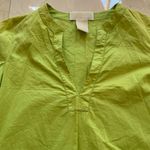 Michael Kors  Lime Green Coverup Blouse Sz Small Photo 2