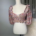For Love & Lemons ๐ Libby Floral Crop Top NWOT Photo 4