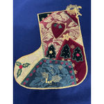 Womans Bobbie Brooks 16/18 Blue Pullover Sweatshirt Christmas Design Photo 4