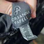 Adrianna Papell Women's Sequin Jersey Black Dress Size 6 Formal Cocktail Photo 12