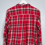 Denim & Supply Ralph Lauren Women M Red Black White Plaid Flannel Shirt Boho Size M Photo 8
