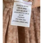 Current Air  Los Angeles Tie Pleated Floral Midi Dress Tan Size XS Photo 9