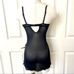 The Luxe Collection Pink and black lace nightgown Photo 2