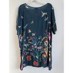 Johnny Was  Summy Short Sleeve Tunic Top Women’s‎ Large Floral Birds Butterflies Photo 1