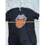 Halloween Rock & Roll Tongue Graphic T Shirt, Black Crew Neck Tee, 2XL Size XXL Photo 4