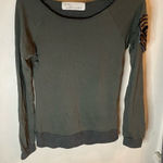Vintage Havana  military off shoulder sweatshirt M Photo 0