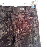 Paige Nellie High Rise Velvet Culotte Pants Black Sz 27 Photo 4