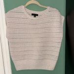 G Greige G Genius Cream Knit Sweater Photo 0