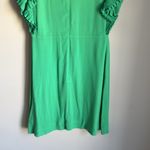Maje Rolana Pleated-Shoulder Mini Dress - Green Small Photo 8