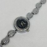 Time100 women’s dress wrist watch silver tone 23mm round quartz analog running Photo 1