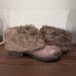 Candie's CANDIE’S ANKLE BOOTIE FOLD DOWN FUR COMBAT WINTER CHUKKA BOOTS 9.5 Photo 2