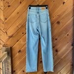 Hollister  curvy ultra high rise dad patch jeans Photo 6