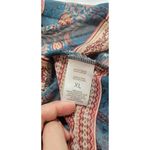 Wallflower Floral Sheer Coverup Cardigan Ruana Boho Size XL Blue Photo 5