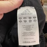 Adidas Women’s Black Silver Reflective Cropped Compression Leggings Pants Large Photo 2