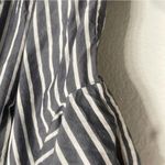 Old Navy Womens Shirt Blouse Blue White Stripe
Short Sleeve Crochet Hem Size XXL Black Photo 6