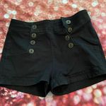 EXPRESS Sailor Button Up High Waisted Shorts Photo 2