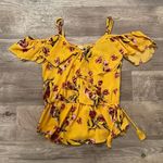 Off The Shoulder Flower Shirt Multi Size M Photo 0