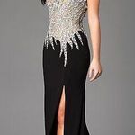 Milano Formals Black and silver formal gown Photo 0