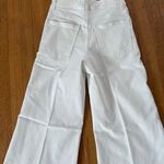 Madewell  Flared Wide Leg Crop Jeans in Pure White  Photo 4