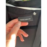 DKNY  Rib Knit Long Open Black Cardigan Duster XL Oversized Minimalist Cozy Sleek Photo 2