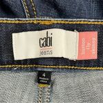 CAbi  Jeans Simone Highrise Skinny Button Fly Red Stripe Waistband Women’s Size 4 Photo 11