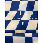 Wilo the Label Blue and White Checkered Size Small Sports Bra Photo 2