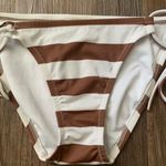 Victoria's Secret VS Brown & White String Bikini XS Bottom Photo 1