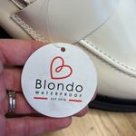 Blondo Chunky Loafers Waterproof Cream Lug Sole Shoes NWOB Size 10 Photo 4