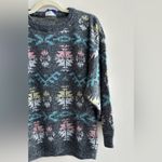 Justin Allen Vintage ‘80s and ‘90s Graphic Crewneck Sweater, Size Small Gray Photo 4